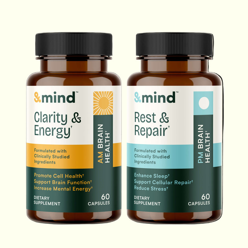 &Mind AM + PM Daily Wellness Set